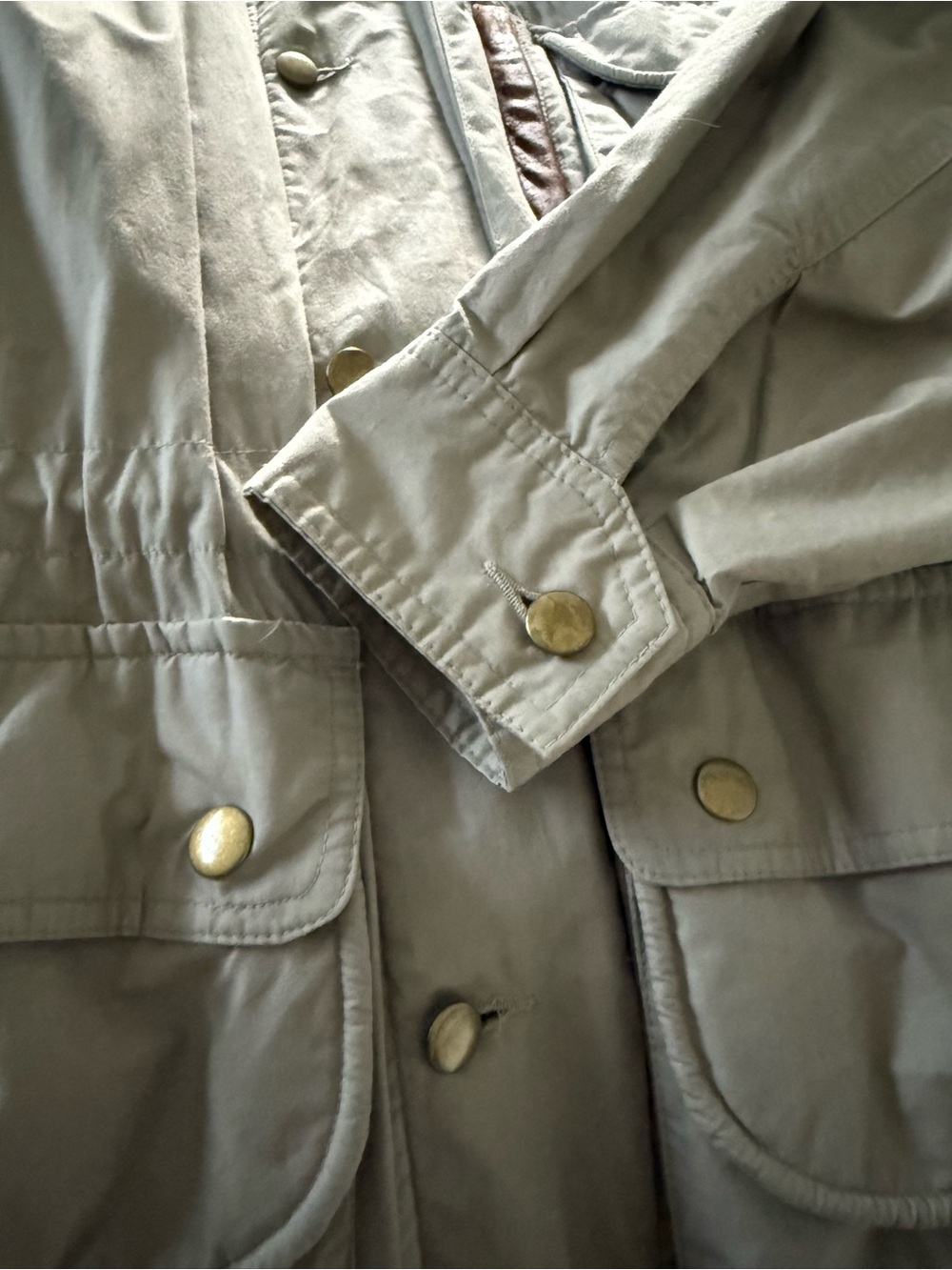 Gant Field Jacket with Brown Leather Collar - Picture 3 of 13